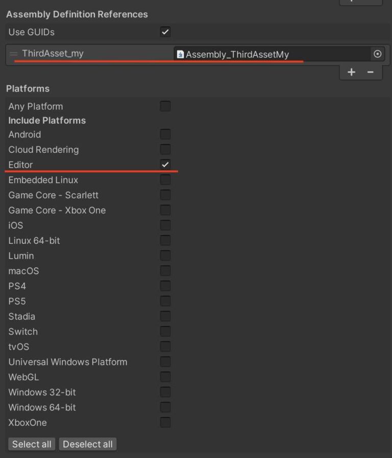 【Unity】Assembly Definition Filesをサクッと設定する くものす